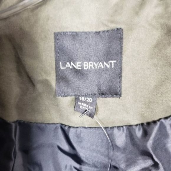 Lane Bryant Green Color Block Anorak Jacket 18/20 - Picture 6 of 8